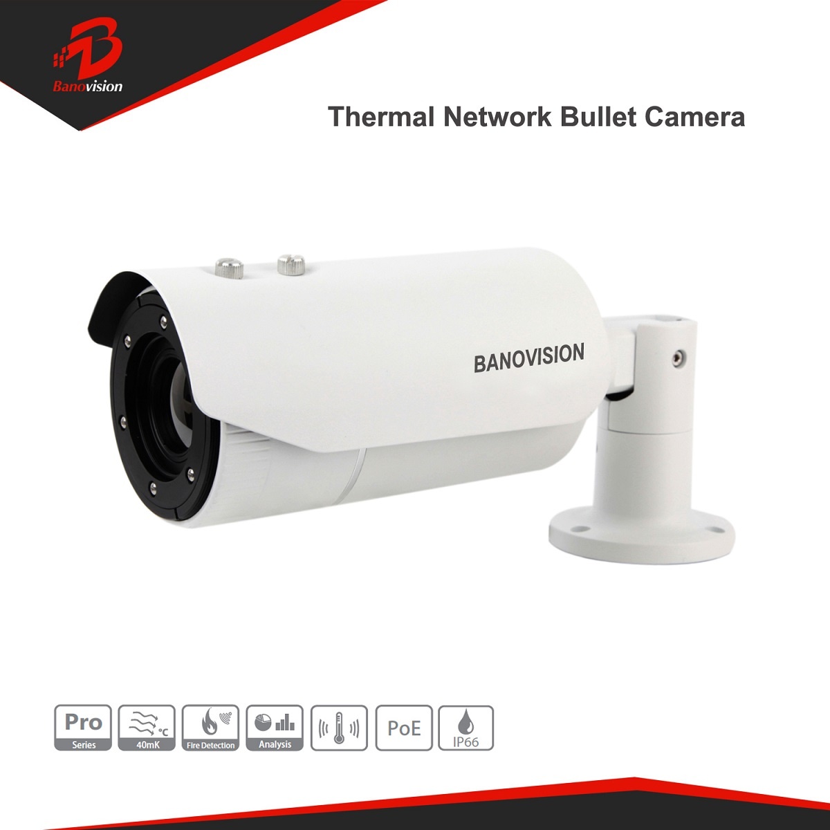 Uncooled Fpa IP CCTV Thermal Imaging Camera in CCTV Camera